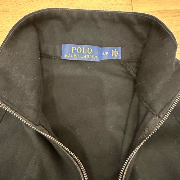 100% Cotton Polo by Ralph Lauren Size Small Long Sleeve Zip - Picture 2 of 7